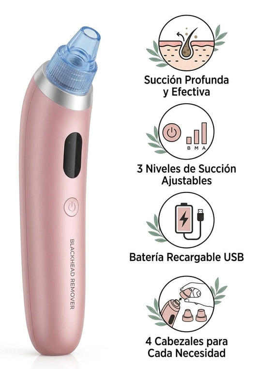 Extractor de Puntos Negros Pro™ – Limpieza Facial Profunda Desde Casa