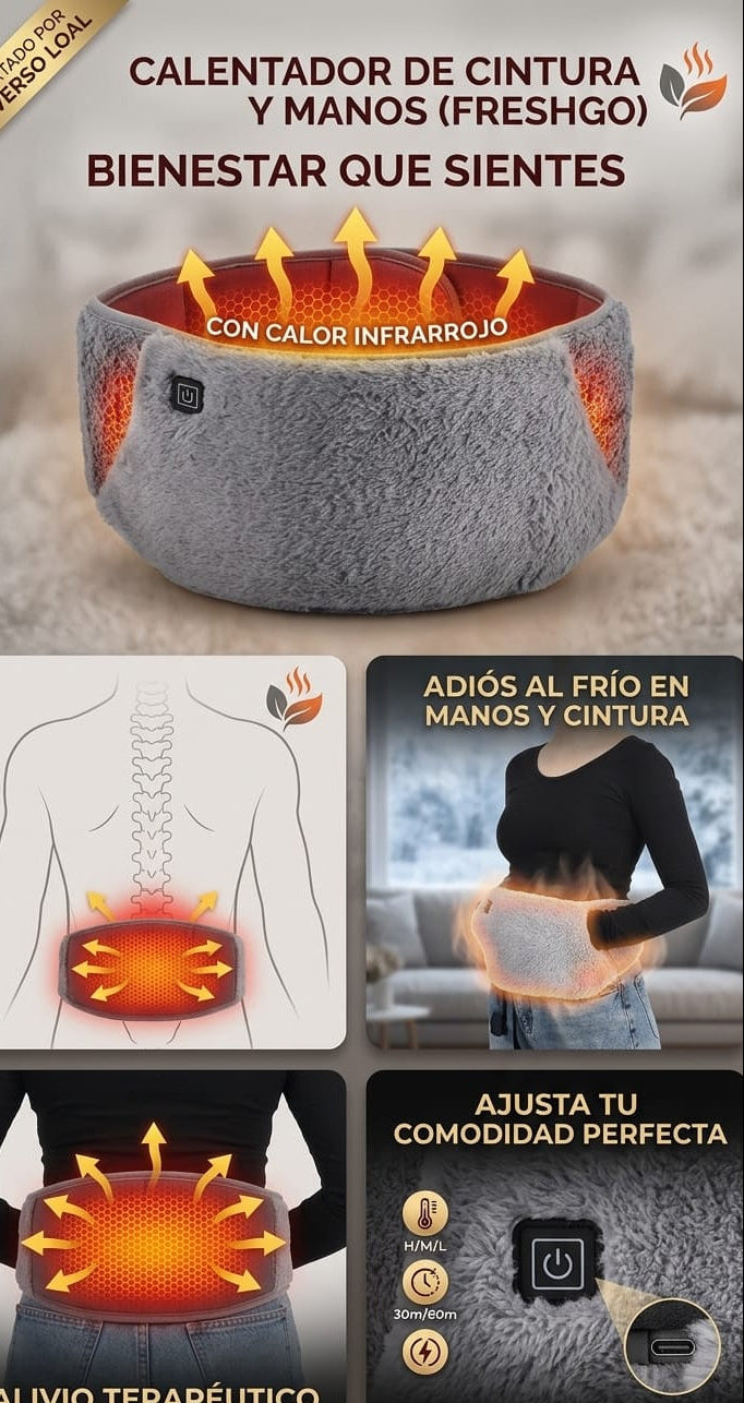 Calentador Térmico de Cintura y Manos™ – Alivio y Calor en Cualquier Momento