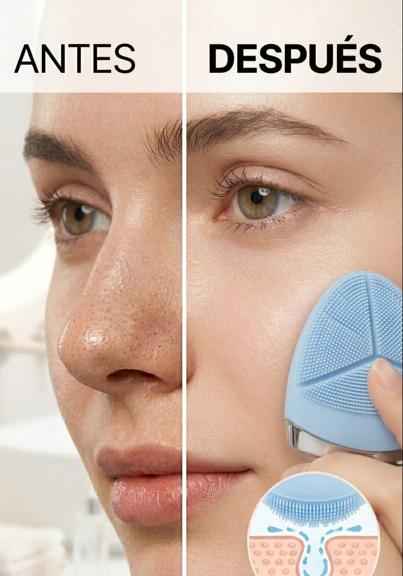 Limpiador Facial 2 en 1 Pro™ – Limpieza Profunda y Masaje en un Solo Paso